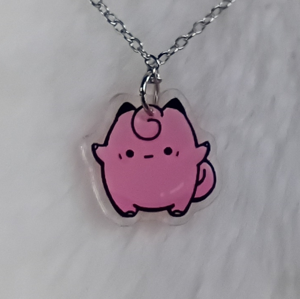 2/$10 Pokemon Clefairy Stainless Steel Necklace